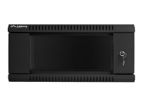 Lanberg - Rack-Gehäuse - wandmontierbar - schwarz, RAL 9004 - 4U - 19 Lanberg - Rack-Gehäuse - wandmontierbar - schwarz, RAL 9004 - 4U - 19 von LANBERG