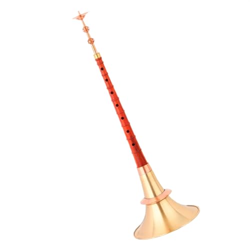 Professionell Suona Unfixiertes Durchschnittliches Loch, Rotes Palisander-Suona-Trompete, Professionelles Suona-Holzblasinstrument Für Erwachsene (Color : 9 inch) von LANGLIE