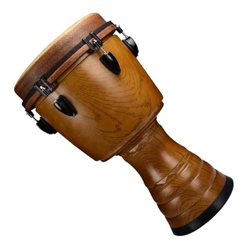 Professionelle Djembe 12-Zoll-Djembe-Trommel Aldult, Große Afrikanische Trommel, Verstellbarer Ton, Handtrommel Mit Trommeltasche von LANGLIE