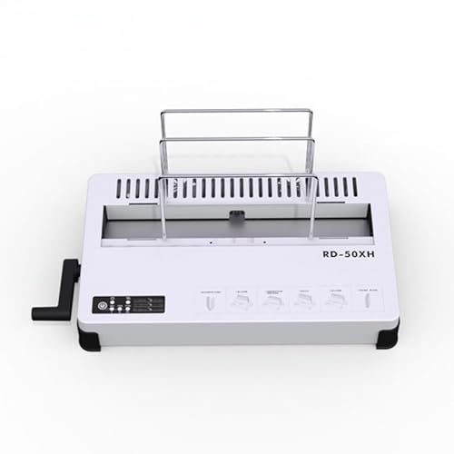 Drahtbindemaschine 100W RD-50X Heißschmelz-Thermobinder Desktop-Klebebuchbindemaschine Vertragsdokumente Buchumschläge Heißschmelz-Bindemaschine Präzise Papierausrichtung von LANGNISHI