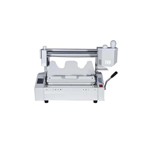 Drahtbindemaschine CYJB-2 A4 Desktop Thermoklebebuchbindemaschine Klebebindemaschine mit Heißklebebinder Präzise Papierausrichtung von LANGNISHI