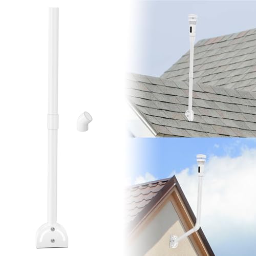 Universal Tempest Wetterstation Halterung - 45 Grad Wand, Dach, Traufe und Verlängerungsstange, Multi-Winkel verstellbares Installationsset Universal Tempest Wetterstation Halterung - 45 Grad Wand, Dach, Traufe und Verlängerungsstange, Multi-Winkel verstellbares Installationsset von LANGZIHT