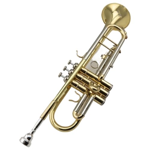 Musikinstrument Trompete Trompeteninstrument B/C-stimmbar Einsteigertest von LANHESHI