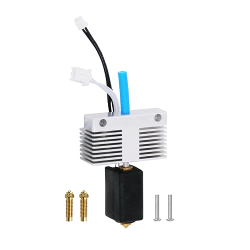 Hotend Kit für ELEGOO Neptune 4 Plus/Neptune 4 Max, Ganzmetall Extruder Hot End Kit, hochtemperaturbeständiger Hotend Heizblock mit 2 Stück 0,4mm Messingdüsen von LANKEGU