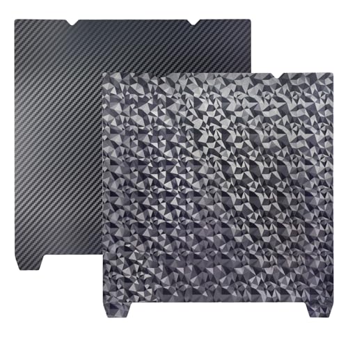 LANKEGU Carbonfaser-PET-Federstahlblech + flexible Diamant-PEO-Bauplatte für K1 K1C, 235 x 235 mm 3D-Druckerbettplattform von LANKEGU