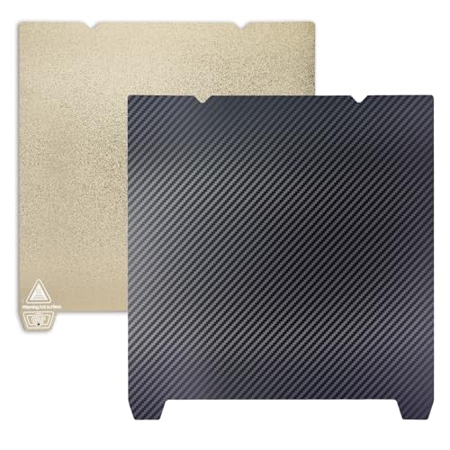 LANKEGU PEI PET Doppelseitige Bauplatte für Creality K1 K1C, 235 x 235 mm 3D-Druckerbettplattformen für Ender 3 S1/Pro, Ender 5 S1, Ender 3 V3 KE/SE, Federstahl-Druckbett ohne magnetische Basis von LANKEGU