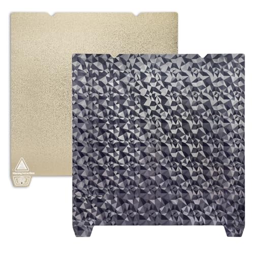 LANKEGU PEI PEO Bauplatte für Creality K1 K1C, 235 x 235 mm 3D-Druckerbettplattformen für Ender 3 S1/Ender 3 S1 Pro/Ender 5 S1/Ender 3 V3 KE/Ender 3 V3 SE, Federstahl-Druckbett ohne magnetische Basis von LANKEGU
