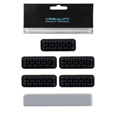 Offizielles Düsenwischermodul Combo Kit für Creality Hi, 5 PCS Düsenwischer Silicion Bürste mit Metallstreifen für Creality Hi Düsenreinigung von LANKEGU