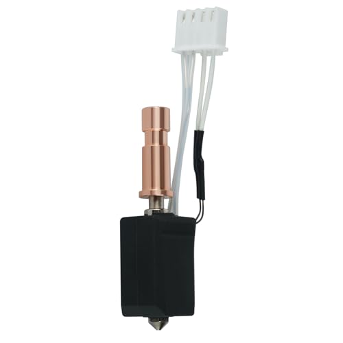 Upgrade Keramik Hotend für Anycubic Kobra S1, 0.4MM gehärteter Stahl Düse Heißes Ende Druckkopf Extruder Heizblock Heizstab Thermistor Kit für Kobra S1, Kobra S1 Combo von LANKEGU
