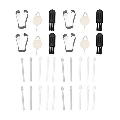 LANTRO JS 4 Set Ersatz Touch Stylus Spitzen Pen Nibs, für S22 Ultra 5G, Weiß und Grau von LANTRO JS