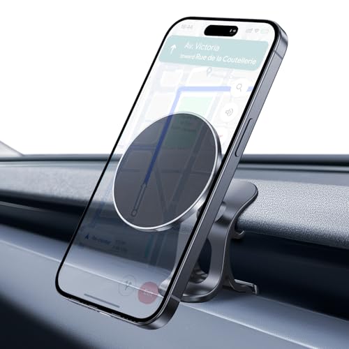 LANTU Handyhalterung für Tesla Model Y 2025 und Model 3 2024-2025 MagSafe Handyhalter Auto Magnet für iPhone 12-16 Serie (Nicht für Model 3 Performance) von LANTU
