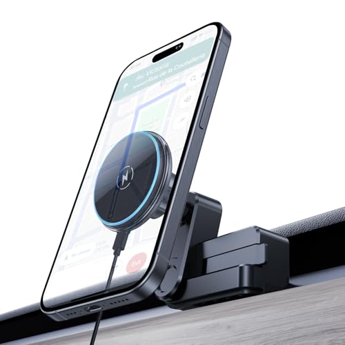 LANTU Qi2 Zertifiziert 15W Handyhalterung für Tesla Tesla Model Y 2020-2024 und Model 3 2017-2023 MagSafe Handyhalter Auto Magnet mit 1M C-C Kabel für iPhone 12-16 Serie und MagSafe-Hülle LANTU Qi2 Zertifiziert 15W Handyhalterung für Tesla Tesla Model Y 2020-2024 und Model 3 2017-2023 MagSafe Handyhalter Auto Magnet mit 1M C-C Kabel für iPhone 12-16 Serie und MagSafe-Hülle von LANTU