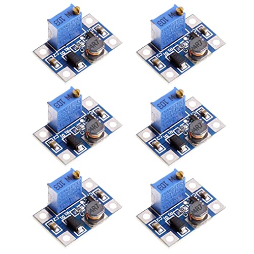 DC-DC Step Up Wandler SX1308 Einstellbar Boost Converter 2V-24V bis 2V-28V LAOMAO 2A Spannungsregler Netzteil(Pack of 6) von LAOMAO