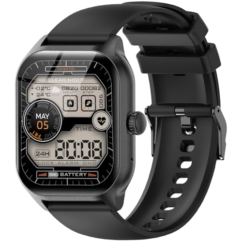 LAOYABB Smartwatch für Herren Damen, 2,01" Voll Touch Smart Watch mit Anrufe, Sportmodi Fitnessuhr mit Herzfrequenzmonitor SpO2 Schlafmonitor Schrittzähler, IP68 wasserdichte Sportuhr für iOS Android LAOYABB Smartwatch für Herren Damen, 2,01" Voll Touch Smart Watch mit Anrufe, Sportmodi Fitnessuhr mit Herzfrequenzmonitor SpO2 Schlafmonitor Schrittzähler, IP68 wasserdichte Sportuhr für iOS Android von LAOYABB