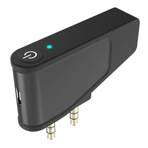 LAPOOH Bluetooth 5.3 Flugzeug-Fluglinien-Flugadapter A2DP-Sender für Aonic 40 50 Kabellose Kopfhörer mit Geräuschunterdrückung, Ersatzteile von LAPOOH