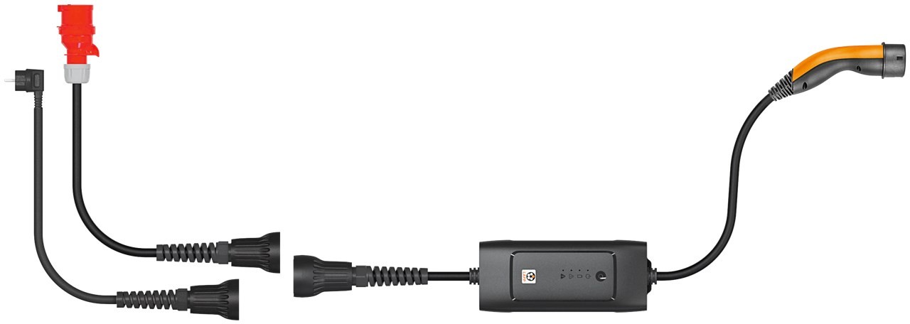 LAPP MOBILITY Set mobile Ladestation Universal, Typ 2, bis zu 11 kW, 6 m - (5555924001) 16 A, 3-phasig, zum Laden von Hybrid- und Elektroautos mit Typ-2-Anschluss, inkl. 2 Adapter von LAPP MOBILITY