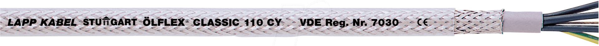 CL10CY 2X2,5-50 - Steuerleitung CLASSIC 110CY, 2 x 2,5 mm, 50 m CL10CY 2X2,5-50 - Steuerleitung CLASSIC 110CY, 2 x 2,5 mm, 50 m von LAPP