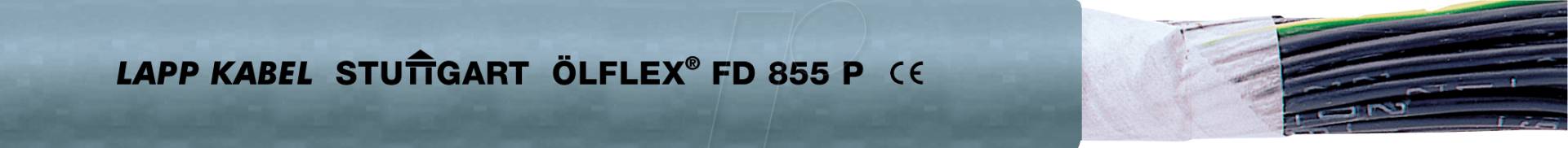 F855P 2X0,75-50 - ÖLFLEX® FD 855 P - 50 m, 2 x 0,75 von LAPP