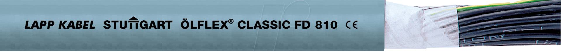 FD810 3G1,5-100 - ÖLFLEX® FD CLASSIC 810 - 100 m, 3 x 1,5, mit PE von LAPP