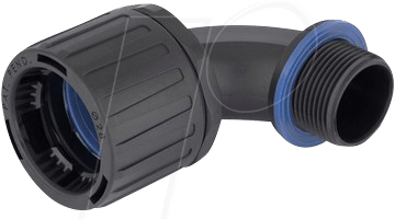 LAPP 55507315 - Schlauchverschraubung, SILVYN® FPAX 90° M 32 x 1,5 - grau von LAPP