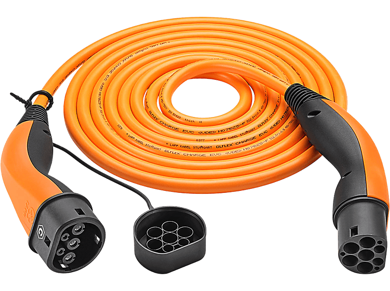 LAPP HELIX, orange Ladekabel E-Auto, 7,4 kW, Kabellänge: 5 m von LAPP