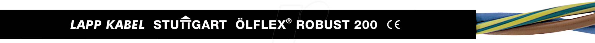 RO200 3G1,5-50 - Anschlussleitung ROBUST 200, 3 x 1,5 mm, 50 m, mit PE RO200 3G1,5-50 - Anschlussleitung ROBUST 200, 3 x 1,5 mm, 50 m, mit PE von LAPP
