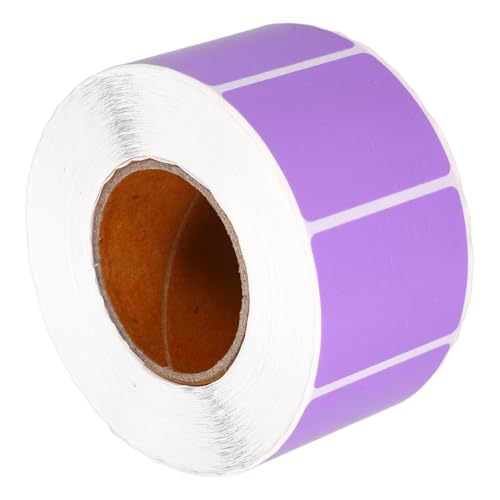 LAPYAPPE 1 Rolle Farbiges Thermoetikettenpapier Aufkleber Für Thermodrucker Thermal- Drucken Sie Etikettenaufkleber Multifunktionsdrucker Etikettendrucker Druckerpapier Violett Thermopapier von LAPYAPPE