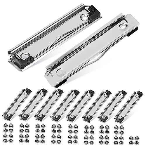 LAPYAPPE 10 Stück Büroklammern Papierklammern Für Papier Klemmbrettklammern Hardware Papierbinderklammern Whiteboard Klemmbrettklammern Mit Schrauben Montierbare Klemmbrettklammern von LAPYAPPE