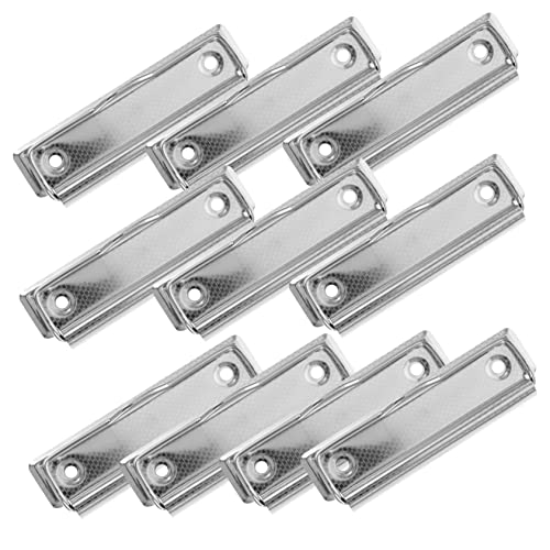 LAPYAPPE 10Stücke Teiliges Metallpapierklammern Robuste Klemmbretter für Büro und Schule Langlebig und Einfach zu Verwenden für Dokumente und Notizen LAPYAPPE 10Stücke Teiliges Metallpapierklammern Robuste Klemmbretter für Büro und Schule Langlebig und Einfach zu Verwenden für Dokumente und Notizen von LAPYAPPE