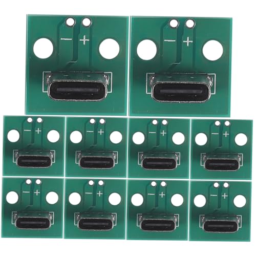 LAPYAPPE 10Stücke USB C Buchse PCB Konverterplatine Polige Adapterplatine für Datenübertragung Vertikales Design für Enge Räume Langlebige Materialien für Zuverlässige LAPYAPPE 10Stücke USB C Buchse PCB Konverterplatine Polige Adapterplatine für Datenübertragung Vertikales Design für Enge Räume Langlebige Materialien für Zuverlässige von LAPYAPPE
