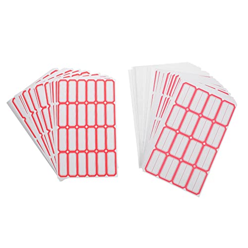 LAPYAPPE 136Blätter Büro Label Aufkleber Selbstklebende Handschriftetiketten Preisetiketten Für Notizbuch Planer Und Ordner Für Organisation Und Beschriftung von LAPYAPPE