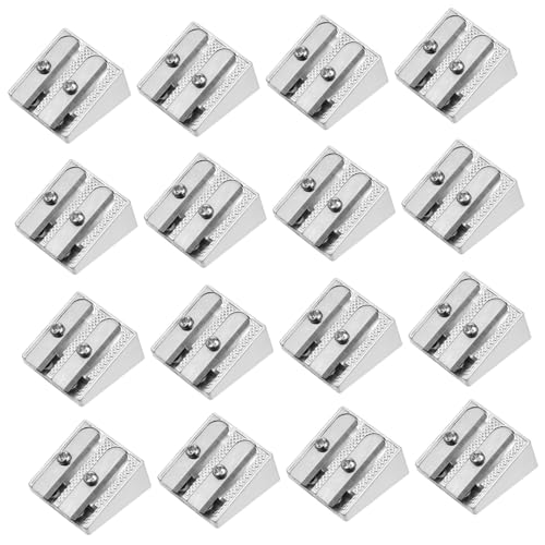 LAPYAPPE 16 Teiliger Bleistiftspitzer Aus Aluminiumlegierung Einzelne Bleistiftspitzer Für Bleistiftspitzer Großmengenwerkzeug Doppelloch Bleistiftspitzer Farbe Normale Mini LAPYAPPE 16 Teiliger Bleistiftspitzer Aus Aluminiumlegierung Einzelne Bleistiftspitzer Für Bleistiftspitzer Großmengenwerkzeug Doppelloch Bleistiftspitzer Farbe Normale Mini von LAPYAPPE