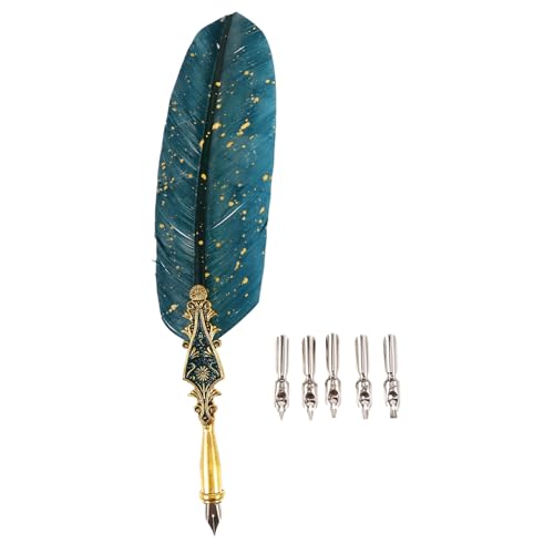 LAPYAPPE 1Satz Kreatives Füllfederhalter Set Teiliges Retro Dip Pen Set mit Verschiedenen für Kalligraphie und Zeichnungen Exquisites Design Tiefem Perfektes LAPYAPPE 1Satz Kreatives Füllfederhalter Set Teiliges Retro Dip Pen Set mit Verschiedenen für Kalligraphie und Zeichnungen Exquisites Design Tiefem Perfektes von LAPYAPPE