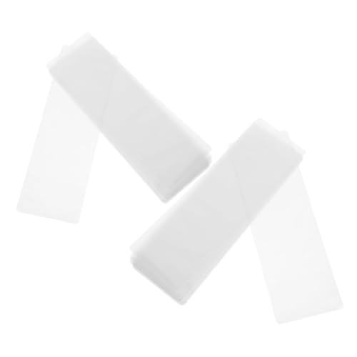 LAPYAPPE 20 Stück Lesezeichen-Abdeckung Lesezeichen-Displayhüllen Loch Ärmel für scrapbooking zubehör Transparentes Buchzeichenetui leere Lesezeichenhüllen Lesezeichen zeigen Karten an PVC von LAPYAPPE