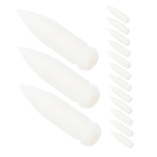 LAPYAPPE 20 Stücke Farbe Stift Liefert Farbe Marker Ersatz Spitzen Ersatz Farbe Stift Punkte Marker Stifte Ersatz Spitzen Weiß Nylon von LAPYAPPE