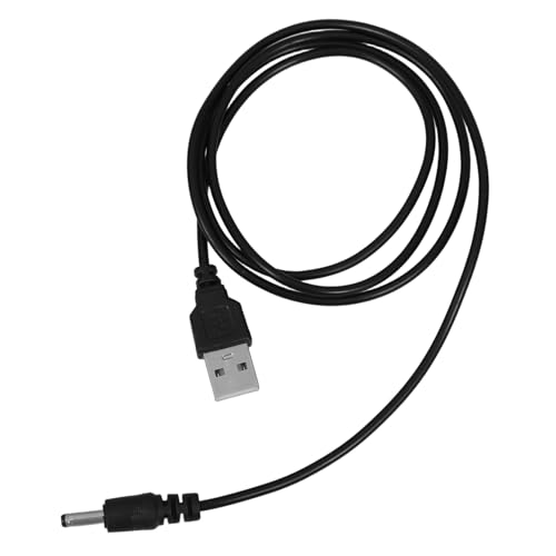 LAPYAPPE 2Stücke USB Dc Stromkabel Hohlstecker Ladekabel USB Kabel für USB Lampen Ventilatoren Cartoon Lautsprecher Schwarz aus Reinem von LAPYAPPE