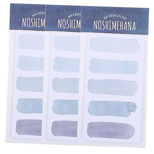 LAPYAPPE 3 Stück Selbstklebender Memo-aufkleber Schüler-notizblock Büro-notizblock Zerreißbare Notizblöcke Tragbare Notizblöcke Abreißbare Memo-sticker Haftnotizen Sky-blue Papier LAPYAPPE 3 Stück Selbstklebender Memo-aufkleber Schüler-notizblock Büro-notizblock Zerreißbare Notizblöcke Tragbare Notizblöcke Abreißbare Memo-sticker Haftnotizen Sky-blue Papier von LAPYAPPE