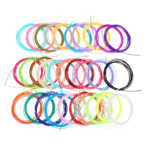 LAPYAPPE 30 Rollen Verbrauchsmaterialien für den 3D-Druck Filamentbündel Drucker Filament D-Druck Filament Filamentvorräte Druckmaterial 3D-Stiftfilament Druckfilament für 3D-Drucker Abs von LAPYAPPE