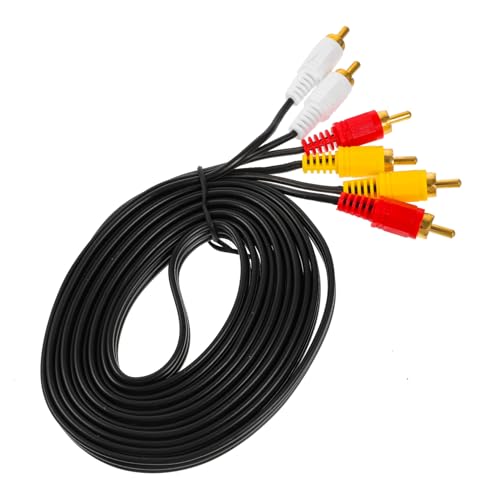 LAPYAPPE 3M Kabel zu Stereo Kabel für Audio Video Hilfskabel für Dvd Vcd für Stabile Signalübertragung Anschlüsse Einfach LAPYAPPE 3M Kabel zu Stereo Kabel für Audio Video Hilfskabel für Dvd Vcd für Stabile Signalübertragung Anschlüsse Einfach von LAPYAPPE