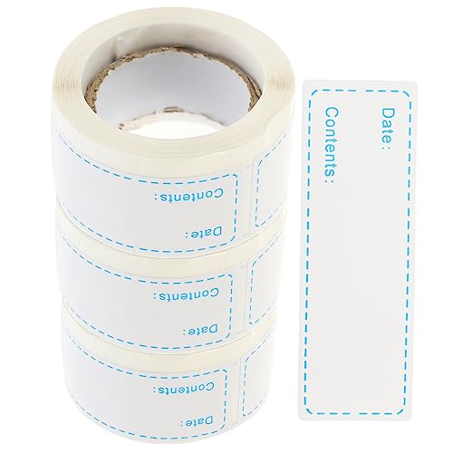 LAPYAPPE 3Rollen Selbstklebende Lebensmittelaufkleber Abnehmbare für Gefrierprodukte Praktische Küchenetiketten für Mühelose Lebensmittelorganisation und Lagerung Langlebig LAPYAPPE 3Rollen Selbstklebende Lebensmittelaufkleber Abnehmbare für Gefrierprodukte Praktische Küchenetiketten für Mühelose Lebensmittelorganisation und Lagerung Langlebig von LAPYAPPE