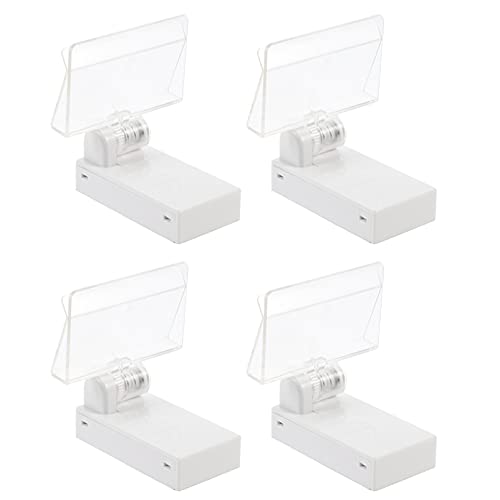 LAPYAPPE 4Stücke Magnetclip Hochwertige Werbeclips Für Supermarkt Preisschilder Doppelseitige Anzeige Und Preisschildhalter Für Marktpreisdisplay Und Produktwerbung von LAPYAPPE
