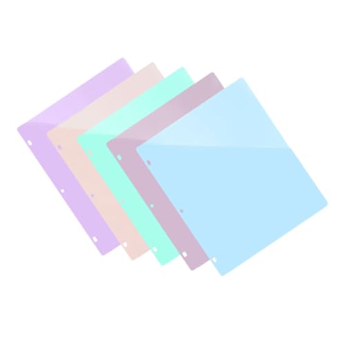 LAPYAPPE 5 Blatt Büroordnertaschen Loseblatt Aktentaschen Aktenaufbewahrungstaschen A4 Ordnertaschen Folio Arbeitsorganisator Praktisches Organisationsmaterial Schreibwaren Tragbare Ordner von LAPYAPPE