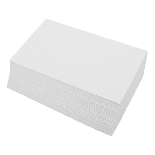 LAPYAPPE 500 Blatt Blanko Druckpapier Büropapier Dicker Drucker Mehrzweck Kopierpapier Zum Bedrucken Für Drucker Ries Kopierpapier Kartenpapier Mehrzweck Pergament Weiß von LAPYAPPE