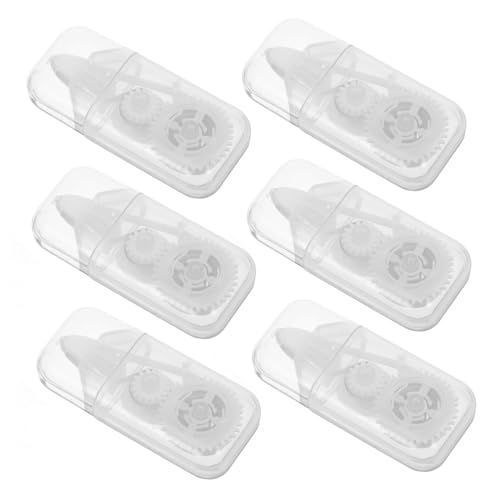 LAPYAPPE 6 Stück Korrekturband Whiteboards Sachen Zwischenablage Signal Korrekturstift White Out Scrapbooking Klebeband Stift Schule Mini Klebebandspender Dekorieren As von LAPYAPPE