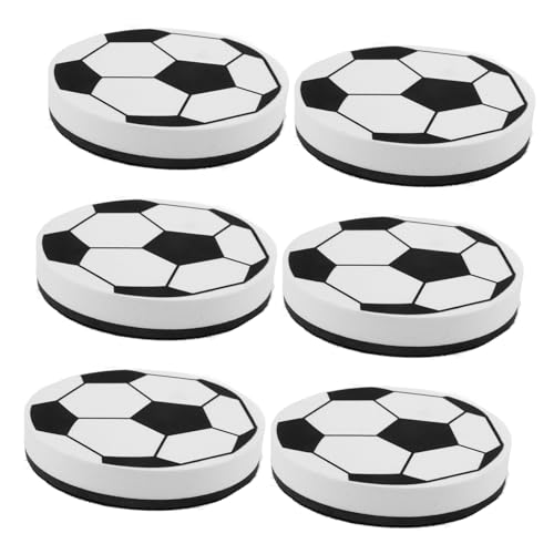 LAPYAPPE 6 Stück Wischbrett Kleines Whiteboard Whiteboard Radiergummi Magnettafel Bleistift Radiergummis Whiteboard Trocken Abwischbar Mini Trocken Abwischbares Radiergummi Trocken von LAPYAPPE