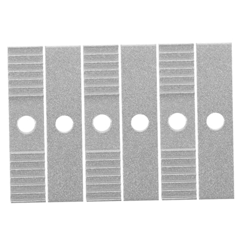LAPYAPPE 6 Teiliger Aluminiumblock Für 3D Drucker Timing Starre Schlüsselriemen Kit Teile Beschläge Synchronzähne Aluminium Zahnplatte 3D Drucker Aluminiumblock Silberne von LAPYAPPE