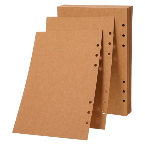 LAPYAPPE 60 Blatt Loseblatt-ersatz Notizbuch Notebook-innenpapier Nachfüllpackungen Für Notizblöcke Planerordner Notebook-nachfüllungen Kraftpapier Light Brown LAPYAPPE 60 Blatt Loseblatt-ersatz Notizbuch Notebook-innenpapier Nachfüllpackungen Für Notizblöcke Planerordner Notebook-nachfüllungen Kraftpapier Light Brown von LAPYAPPE