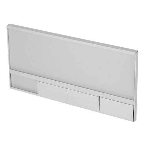 LAPYAPPE Arbeitsplatzschild Namensschild Fürs Büro Tischnamensschild Namensschildhalter Tischzeltkarten Namensschild Für Schreibtisch Desktop-namensschild Silver Aluminiumlegierung von LAPYAPPE