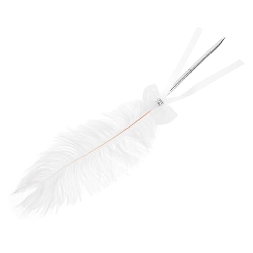 LAPYAPPE Bankett Signierstift Hochzeit Zeichen Füller goldener Stift Und Rezeption geburtstagsgeschenk schreibfeder Kunstfederstift Bankett-Federstift dekorativer Hochzeitsstift Metall Weiß LAPYAPPE Bankett Signierstift Hochzeit Zeichen Füller goldener Stift Und Rezeption geburtstagsgeschenk schreibfeder Kunstfederstift Bankett-Federstift dekorativer Hochzeitsstift Metall Weiß von LAPYAPPE