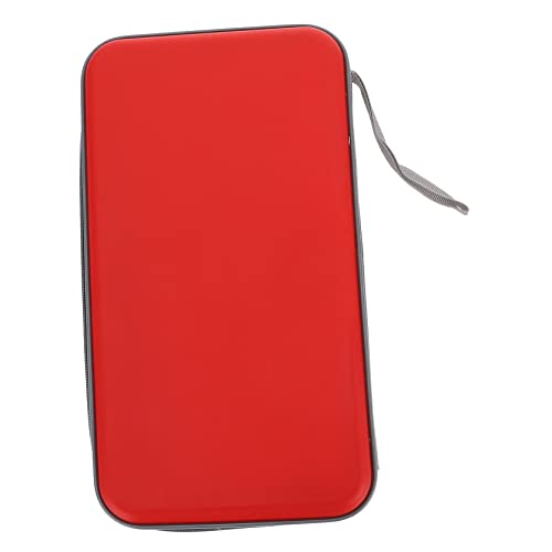 LAPYAPPE CD Speicher Hülle Slot Hard Case für DVDs Robustes Design Tragbar mit Schützt vor Kratzern für Rotes Aufbewahrungs Case LAPYAPPE CD Speicher Hülle Slot Hard Case für DVDs Robustes Design Tragbar mit Schützt vor Kratzern für Rotes Aufbewahrungs Case von LAPYAPPE
